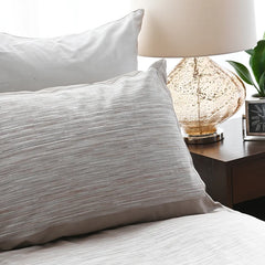 Vista | Jacquard Bedding by St Geneve Fine Linen - Fabric from Italy Sewn in Canada