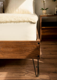 Wool Mattress Pad In Cloth Bag