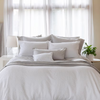 Athena Jacquard Bedding by St Geneve Fine Linen - Fabric from Italy Sewn in Canada