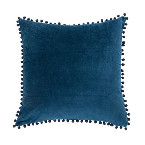 Velvet Blue Decorative Pillow by BRUNELLI