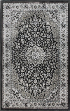 Art Silk Kashan Anthracite