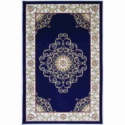 2x4 (67x105 cm) Art. Silk Crown Navy