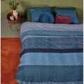 Berlin Blue Striped Modern Duvet Cover