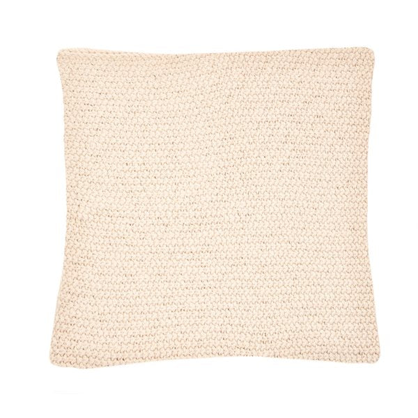Bulky Natural Knitted Decorative Pillow by BRUNELLI