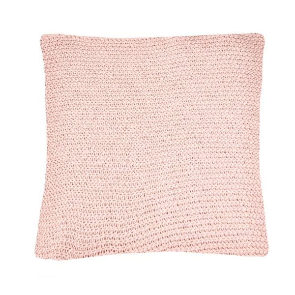 Bulky Pink Knitted European Pillow by BRUNELLI