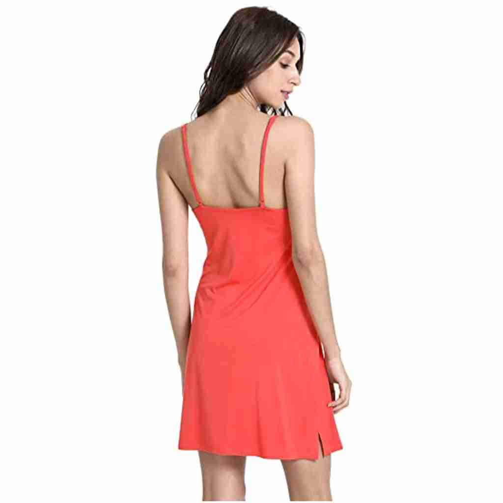 Coral Bamboo Lace Nightie