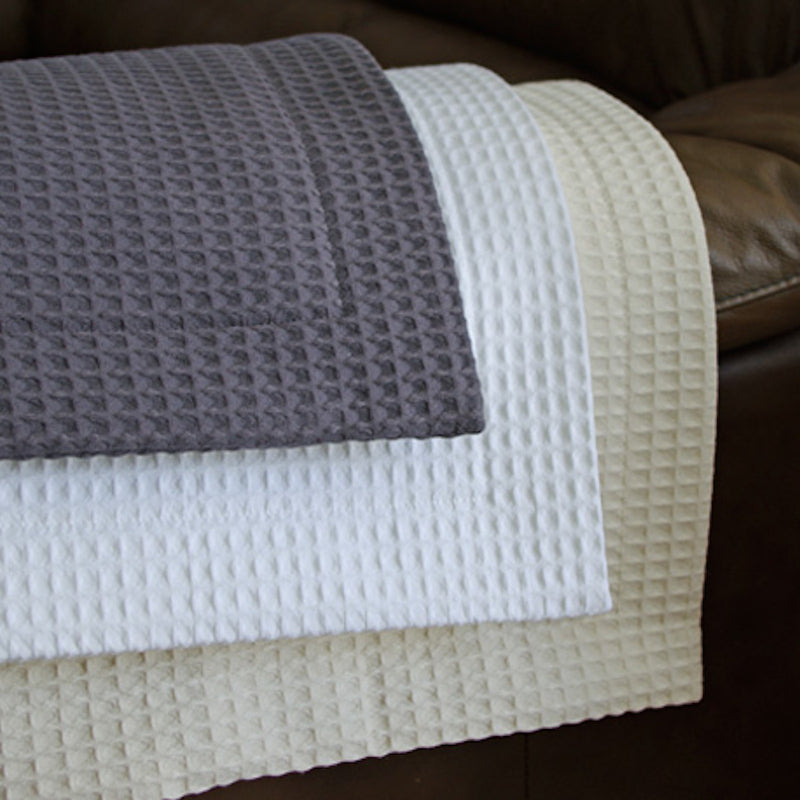 Cuddledown Blanket Waffle Weave 100% Cotton