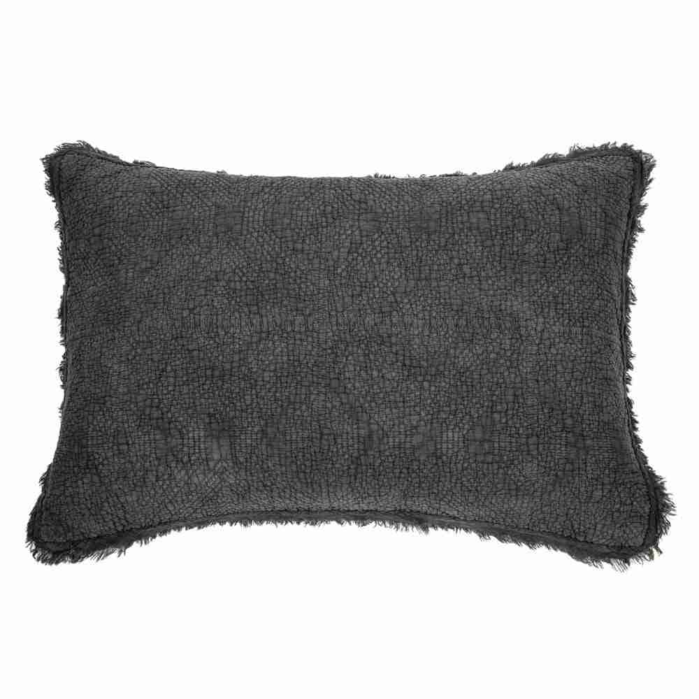 Stone Washed Charcoal Pillow Sham