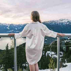 Emma Silk Cotton Sleep Shirt by St Geneve