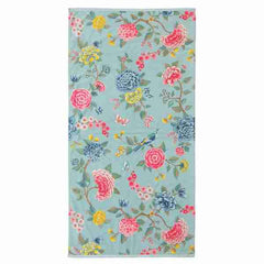 Good Evening Blue Multicoloured Floral Towel