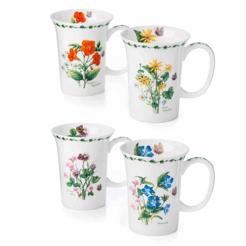 Garden Meadow' Set of 4 Mugs