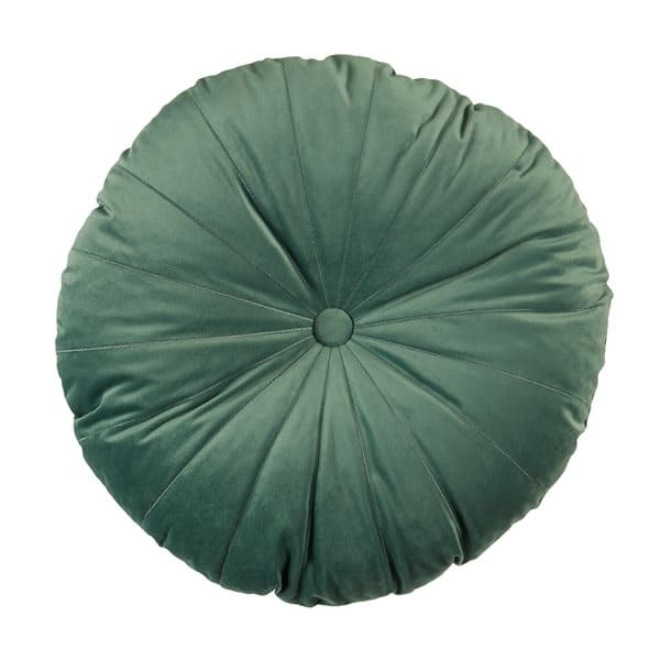 Mandarin Mustard Round Decorative Pillow by JO AND ME