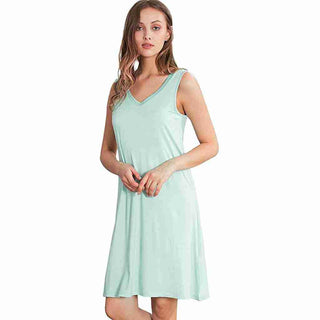 Mist Bamboo A-Line Sleeveless Nightdress