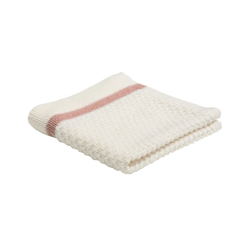 Nicole Cream Knitted Dish Cloth by BRUNELLI