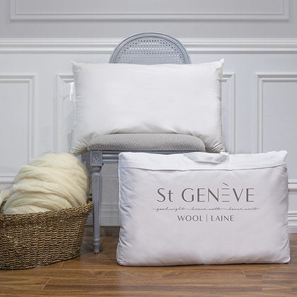 Piatra 100% Pure Merino Wool Pillow by St Geneve - European Made