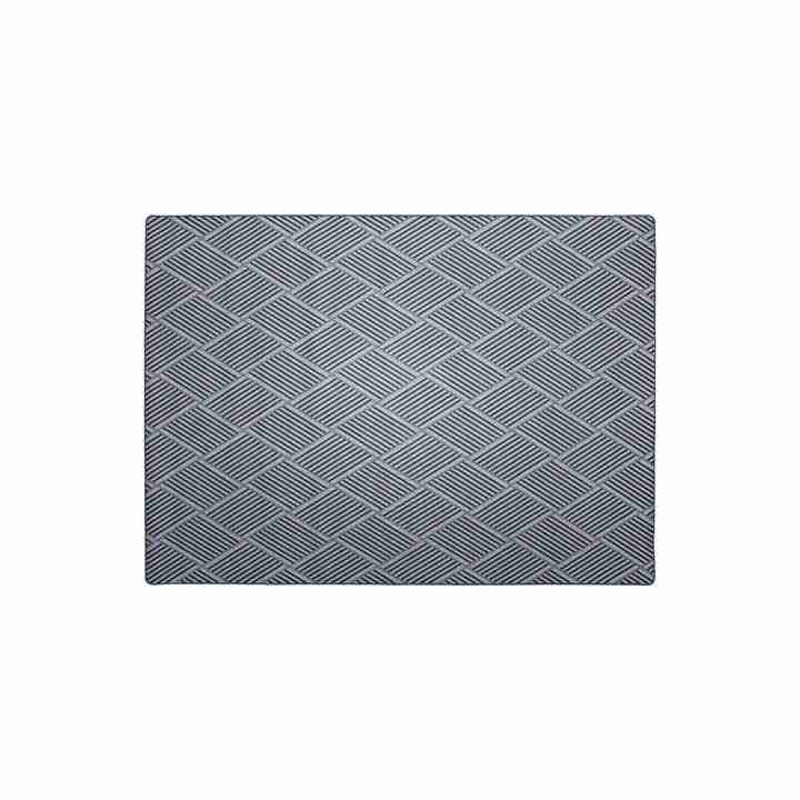 3x5 (100x140 cm) Poly Mat Cadre Blue/Gray