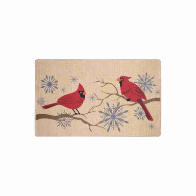 1.5x2.5 (45x75 cm) Poly Mat Two Cardinals
