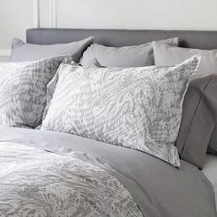 Sagola Dark Grey | Jacquard Bedding by St Geneve Fine Linen