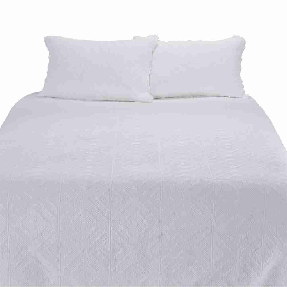 Stone Washed White Quilted Duvet Cover Home Sweet Linen