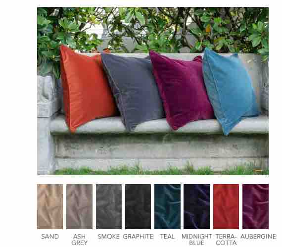 Velluto Cushions by St Geneve Fine Linen