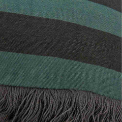 Viggo Green Striped Decorative Pillow  by JO & ME