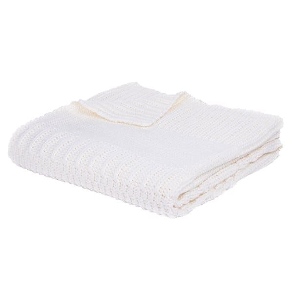 Baba Knitted Striped Throw by BRUNELLI