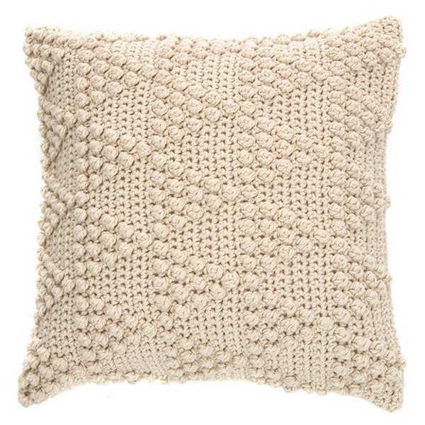 Bubble Knitted Sage Decorative Pillow by BRUNELLI