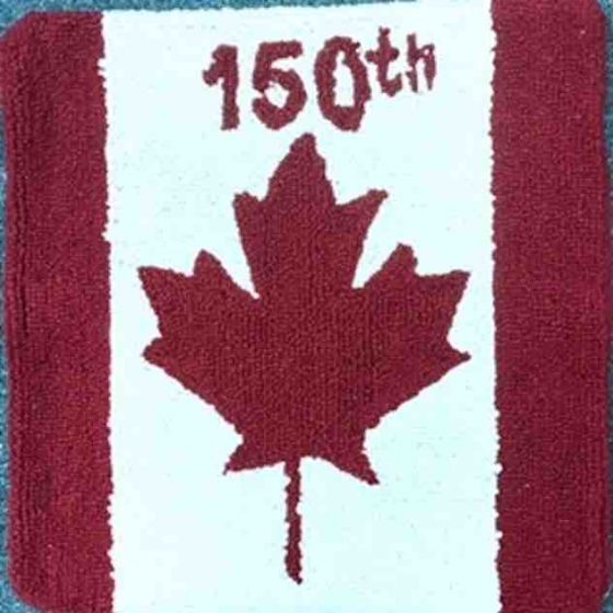 Canada 150th Needlepoint Cushion