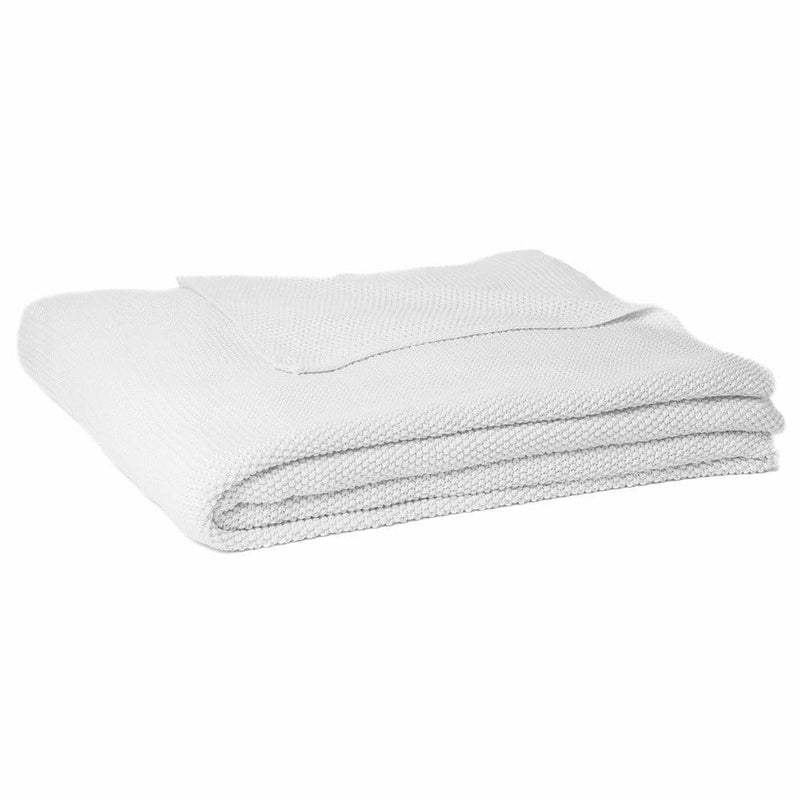 Charly Cream Knit Blanket by BRUNELLI