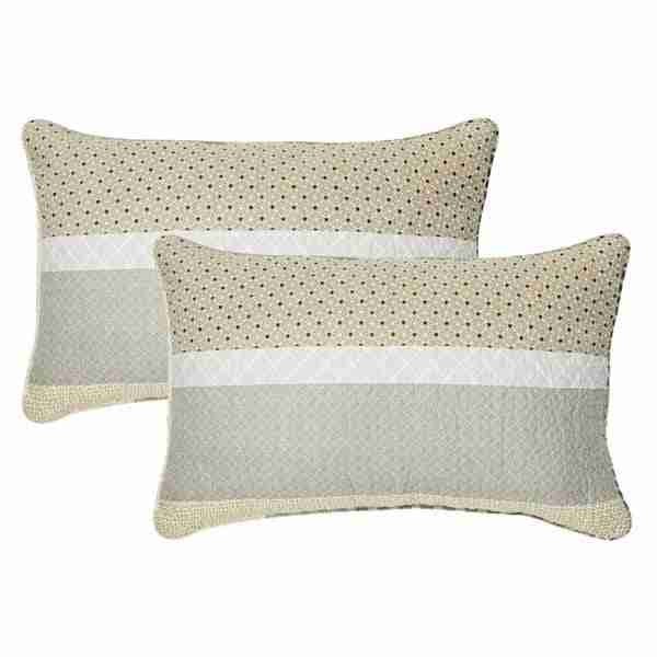 Ethan Grey And Taupe Pillow Sham