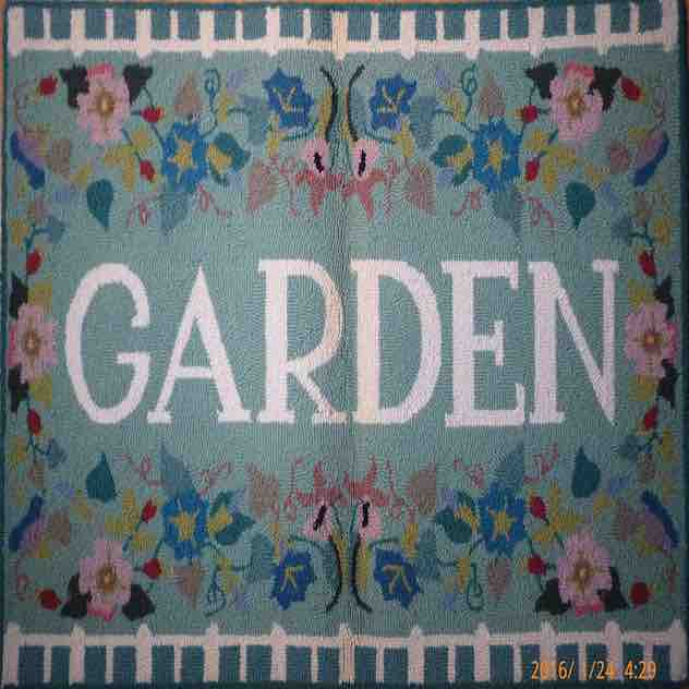 Garden Handmade 100% Wool Rug