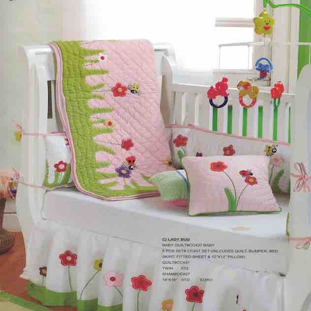 Ladybug Crib Set