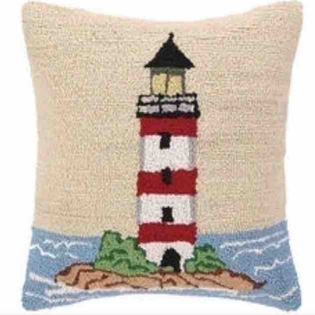 light house (Baige) Needlepoint Cushion