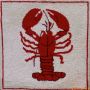 Lobster Needlepoint Cushion