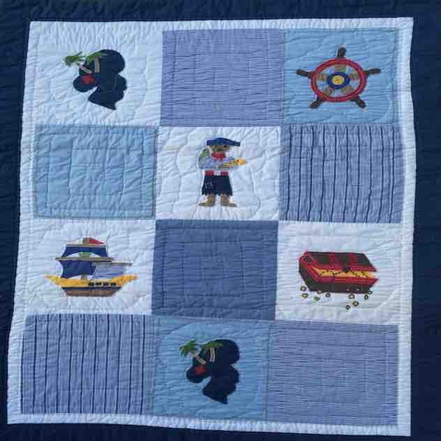 PIRATE Baby Quilt