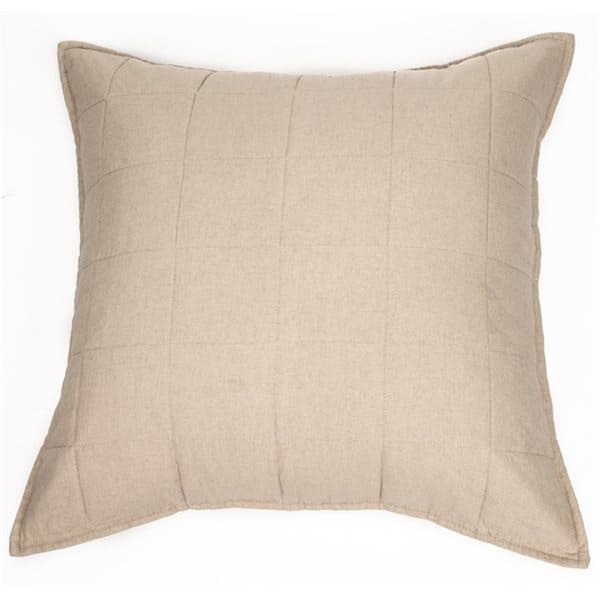 Poke Quilted Linen Pillow Sham by BRUNELLI
