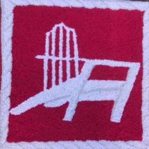 Red Chair Needlepoint Cushion