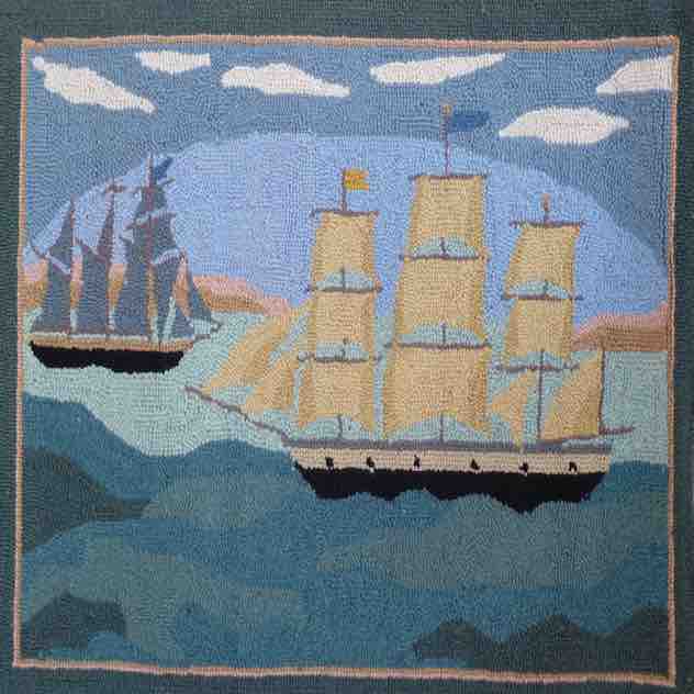 Schooler Sailboat Rug