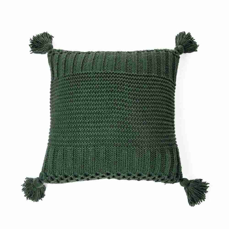 Velvet Dark Green Decorative Pillow by BRUNELLI